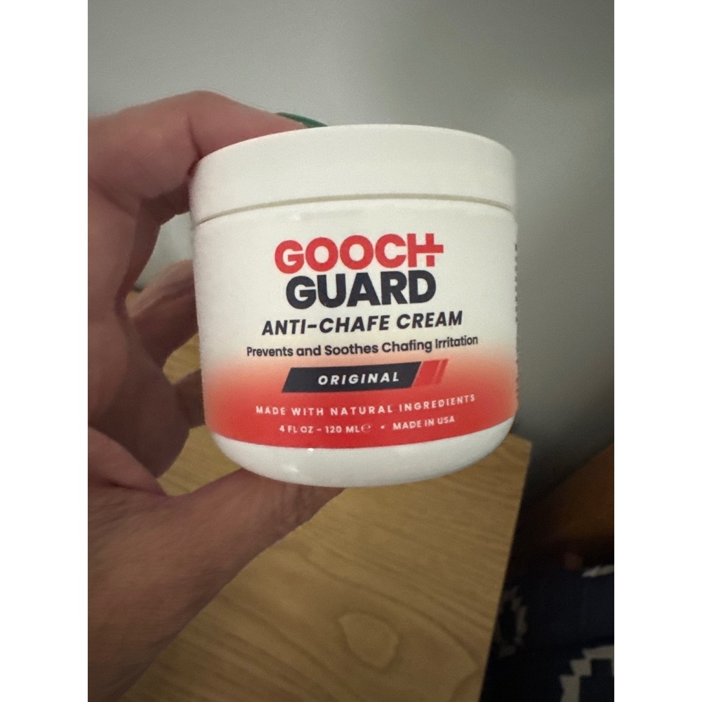 Gooch Guard Anti-Chafe Cream Original 4 oz 120 ml Natural Ingredients NWOT